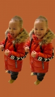 фото ребенка в детской верхней одежде gnk З-858/ЗС-859 от Бренд G'n'K